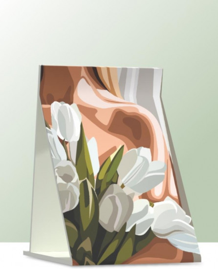 Зеркало настольное «Spring tulips»