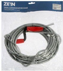 Трос сантехнический с вращающейся ручкой - Фото 1