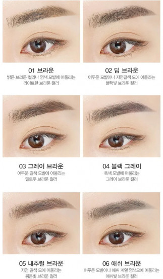 Карандаш для бровей «Saemmul Artlook Eyebrow», оттенок 05 Natural Brown