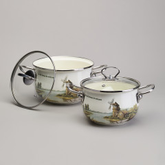 Набор кастрюль с крышками «Family house» - Фото 2