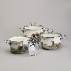 Набор кастрюль с крышками «Family house» - Фото 5