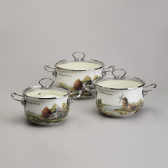 Набор кастрюль с крышками «Family house» - Фото 6