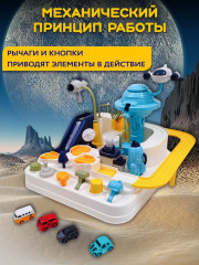 Автотрек-лабиринт с машинками гончный развивающий «Explore Space Adventure» - Фото 1