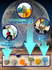 Автотрек-лабиринт с машинками гончный развивающий «Explore Space Adventure» - Фото 5