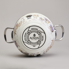 Набор кастрюль с крышками «Lavander cats» - Фото 1