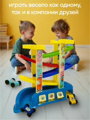 Многоуровневая парковка-трек для машинок с гаражом - Фото 5