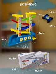 Многоуровневая парковка-трек для машинок с гаражом - Фото 8