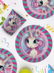 Набор стаканов одноразовых «Единорожка» - Фото 2