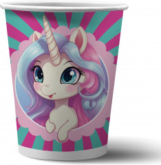 Набор стаканов одноразовых «Единорожка» - Фото 1