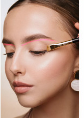 Кисть для окрашивания и макияжа бровей №24 - Фото 1