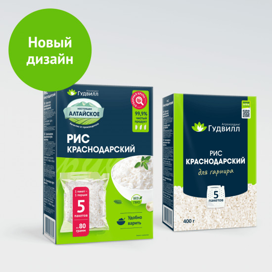 Рис краснодарский в варочных пакетах