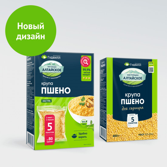 Крупа пшенная в варочных пакетах