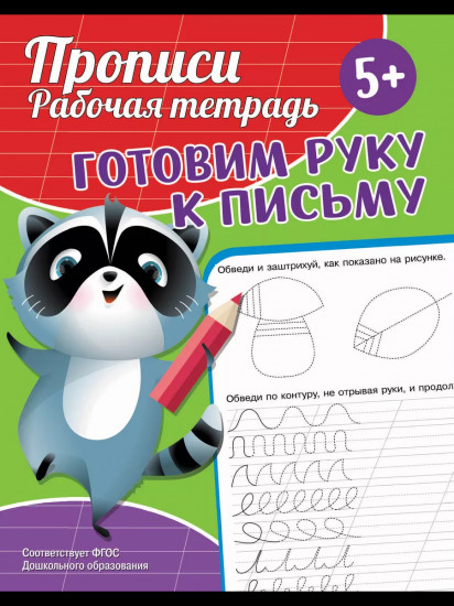 Прописи. Рабочая тетрадь. Готовим руку к письму