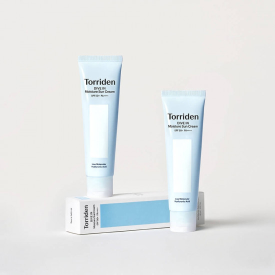 Лёгкий солнцезащитный крем для лица SPF50+ PA++++ «Dive in Watery Moisture Sun Cream»