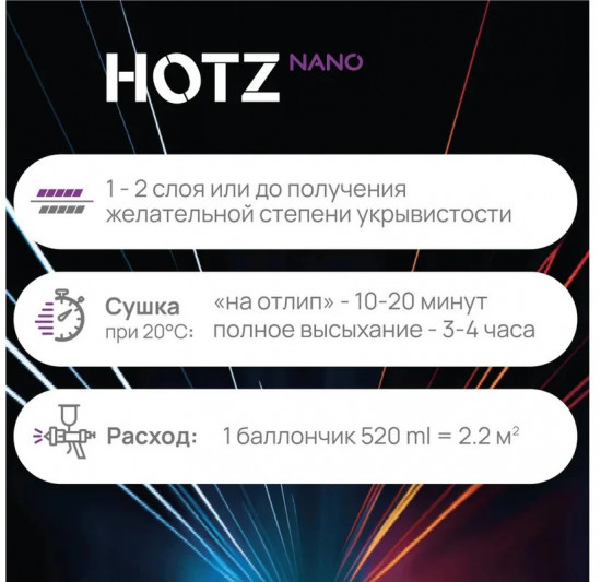 Эмаль акриловая 1К, Чёрная матовая