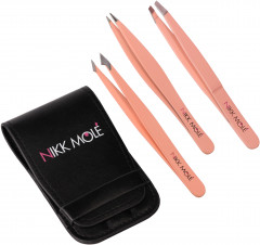 Набор пинцетов для бровей в чехле - Фото 1