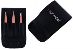 Набор пинцетов для бровей в чехле - Фото 5