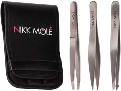 Набор пинцетов для бровей в чехле - Фото 7