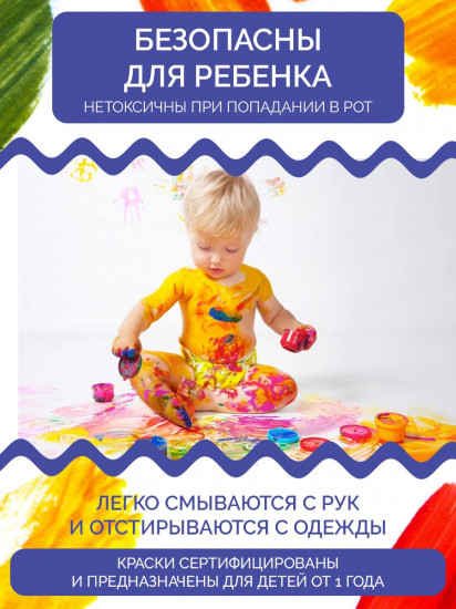 Набор красок пальчиковых