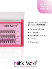 Набор пучковых накладных ресниц «Mix №4 Natural» - Фото 3
