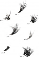 Набор пучковых накладных ресниц «Mix №5 Volume» - Фото 8