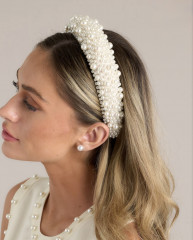 Ободок с жемчугом - Фото 4