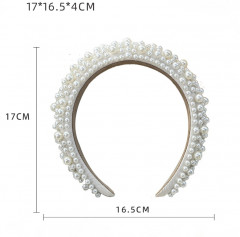 Ободок с жемчугом - Фото 5