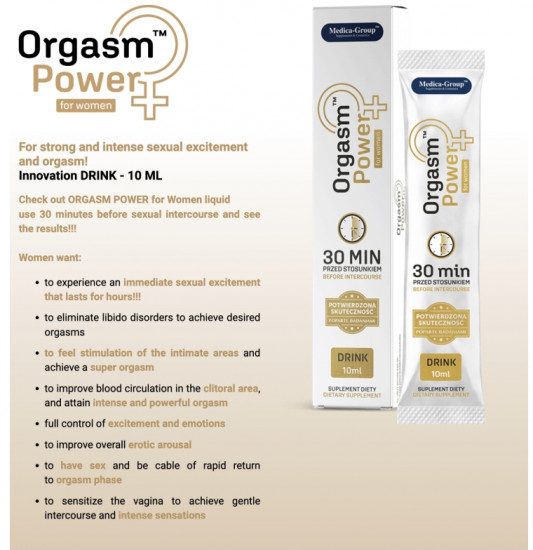 Капли для усиления оргазма «Orgasm Power for Women Drink»