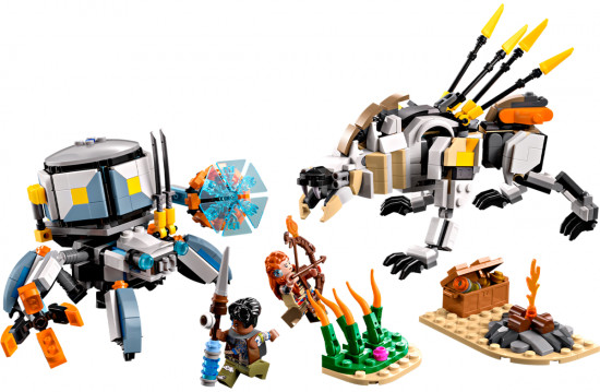 Конструктор LEGO 77037 Элой и Варл сражаются со скарабом и пилозубом