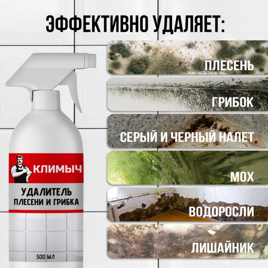 Средство от плесени и грибка на стенах и в ванной комнате