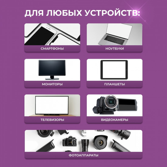 Чистящее средство для экранов, мониторов, смартфонов, оргтехники
