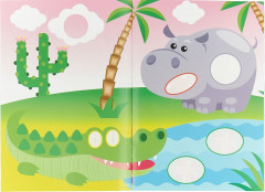 Книжка «Зоопарк» (с наклейками) - Фото 1