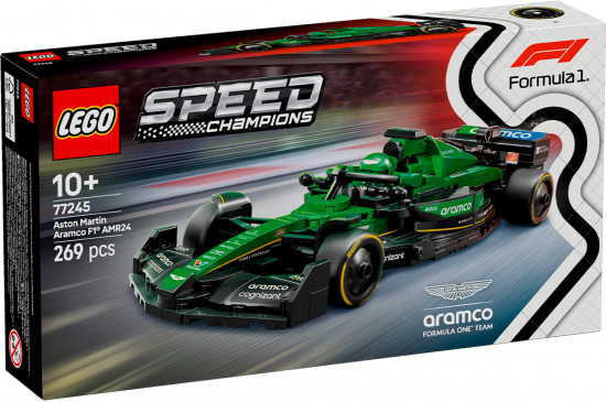 Конструктор LEGO 77245 Болид Aston Martin Aramco F1® AMR24