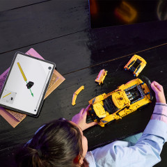 Конструктор Technic 42205 Шевроле Корвет Стингрей. Chevrolet Corvette Stingray - Фото 9