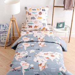 Комплект детского постельного белья «География» - Фото 2