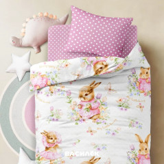 Комплект детского постельного белья «Зайки» - Фото 1