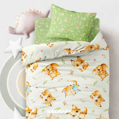 Комплект детского постельного белья «Сказочные лисята» - Фото 1
