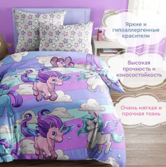 Комплект детского постельного белья «Среди зефирных облаков» - Фото 3