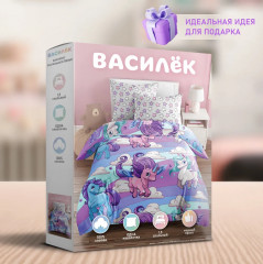 Комплект детского постельного белья «Среди зефирных облаков» - Фото 11