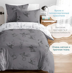 Комплект детского постельного белья «На спорте» - Фото 1