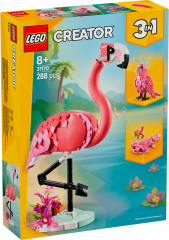 Конструктор Creator 31170 Дикие животные: Розовый фламинго. Wild Animals: Pink Flamingo - Фото 2