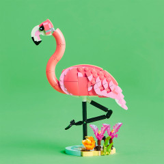 Конструктор Creator 31170 Дикие животные: Розовый фламинго. Wild Animals: Pink Flamingo - Фото 4