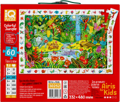 Пазл с развивающей игрой «Яркие джунгли» - Фото 1
