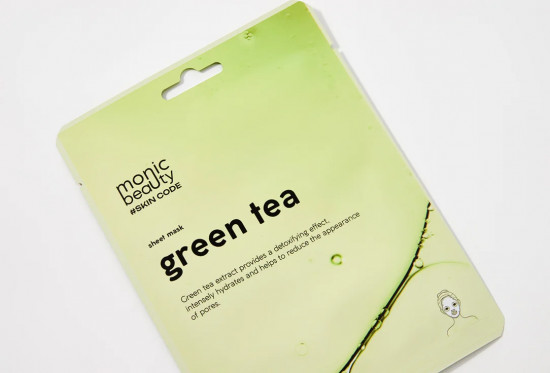 Маска для лица тканевая зеленым чаем «Green Tea»