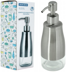 Дозатор для жидкого мыла «Металлик» - Фото 1