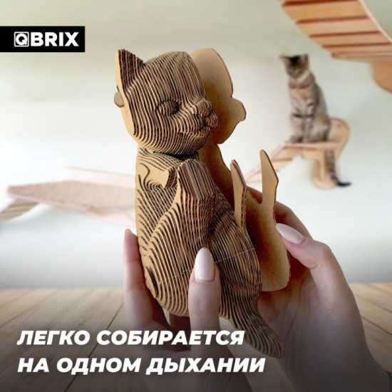 3D пазл «Кошка и котенок»