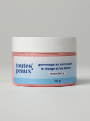 Скраб для лица и губ сахарный отшелушивающий с ароматом клубники - Фото 5