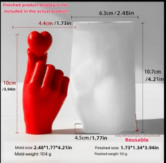 Силиконовая форма для свечей - Фото 4