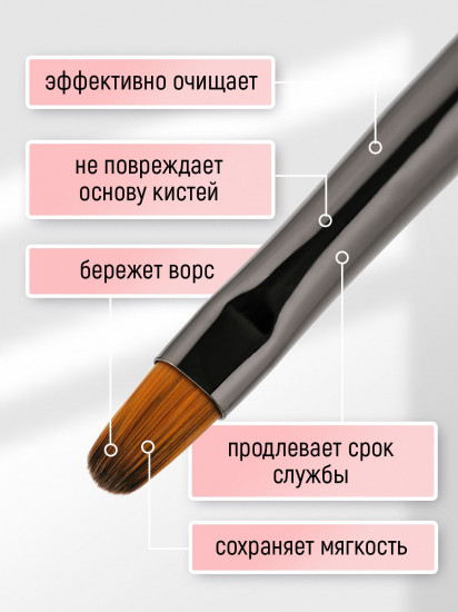 Средство для очистки кистей от акрила, геля и мономеров, 500 мл