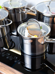 Ковш из нержавеющей стали с крышкой «Тандем» - Фото 14